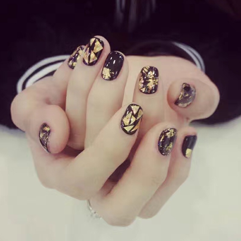 Nail Foil Silver Gold Foil Paper untuk Nail Art Alumunium Flake Foil Nail Art/