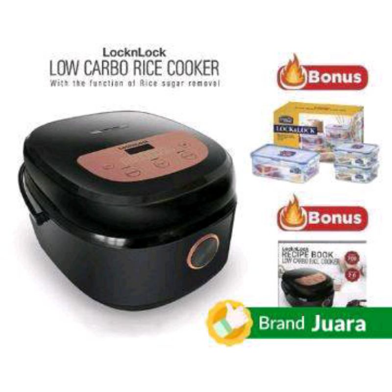 MSHOP-lock N lock low carbo rice cooker