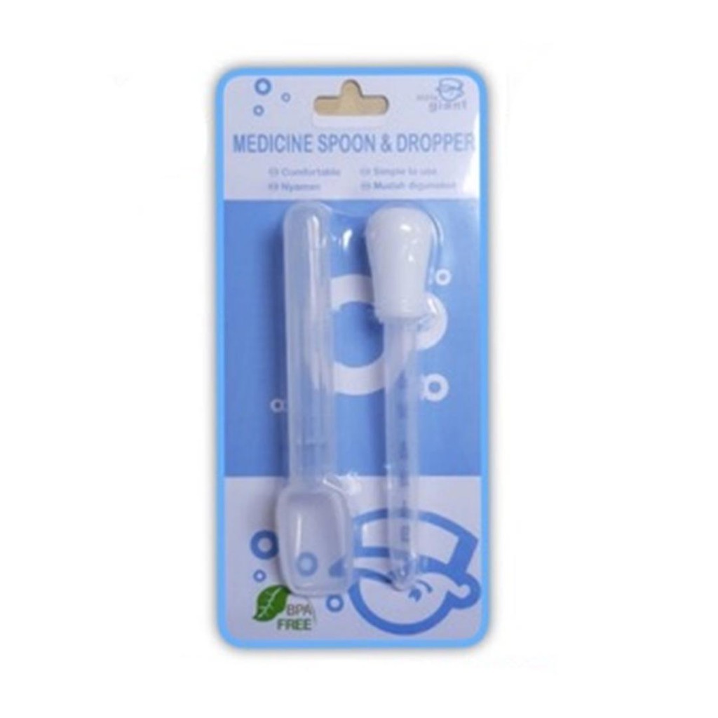 Little Giant LG1117 Medicine Spoon &amp; Dropper Alat Untuk Memberikan Obat Bayi