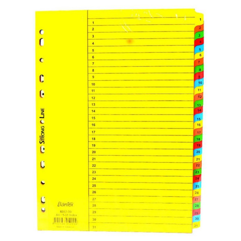

Divider bantex Carton A4 1-31 6052 (1pcs)