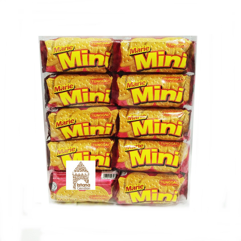 Biskuit Marie Mini Tunggal (isi 10pcs)