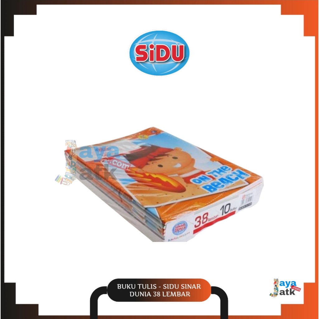 

(PACK) Buku Tulis Bergaris Kecil 38 Lembar - SiDU Sinar Dunia