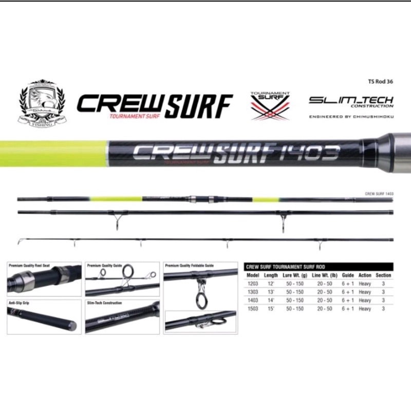 Joran Seahawk crew surf 360/450 cm