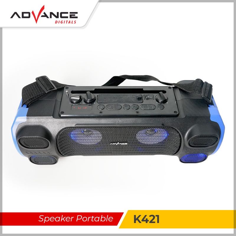 SPEAKER ADVANCE BLUETOOTH K421 + FREE MIC (ADVANCE)