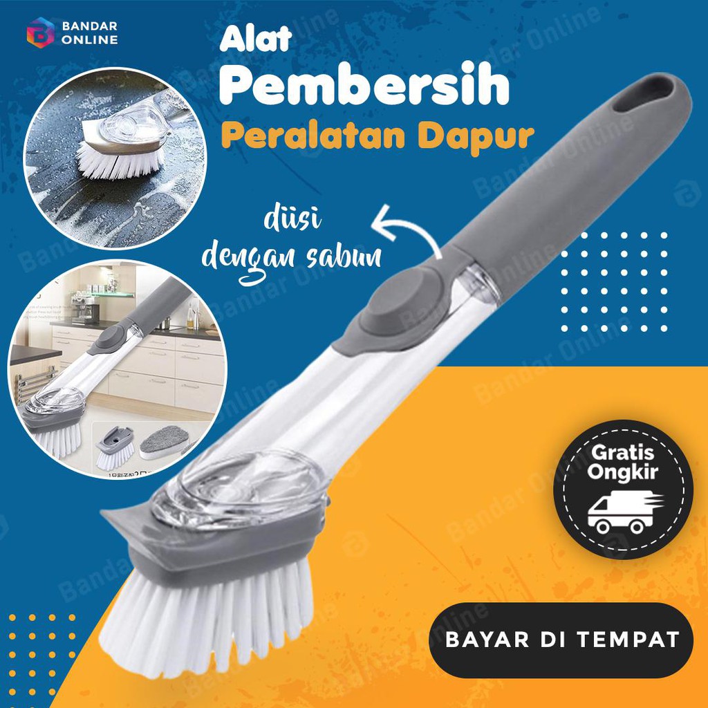 Alat Pembersih Peralatan Dapur Multifunction Cleaning Fluid Scrubber