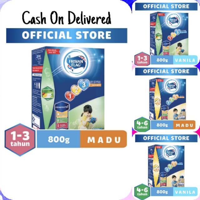 

FRISIAN FLAG PRIMAGRO 1+ & 3+, Madu dan vanila 750 g