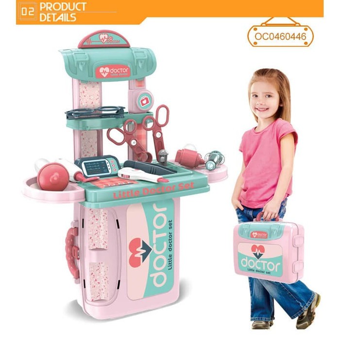Mainan Anak Laki2 Perempuan Doctor Dokter Dokteran Edukatif Edukasi Murah 1 2 3 4 5 Tahun Set BT46