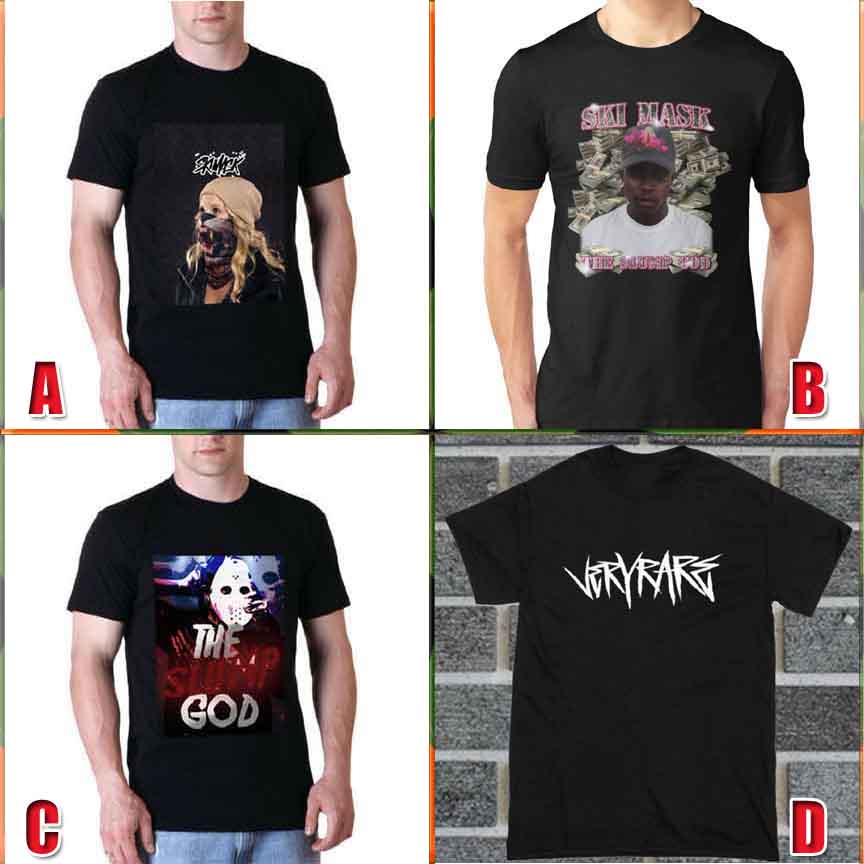 Kaos SKI MASK THE SLUMP Casual Tshirt Bahan Katun