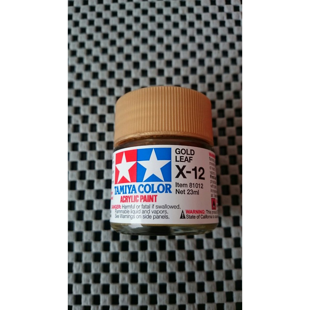 

TAMIYA Acrylic Paint "Gold Leaf" X-12 23ml