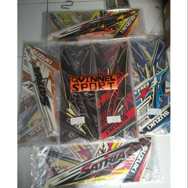 STRIPING SUZUKI SATRIA FU FACELIFT 2014 GEN 2 BINTANG