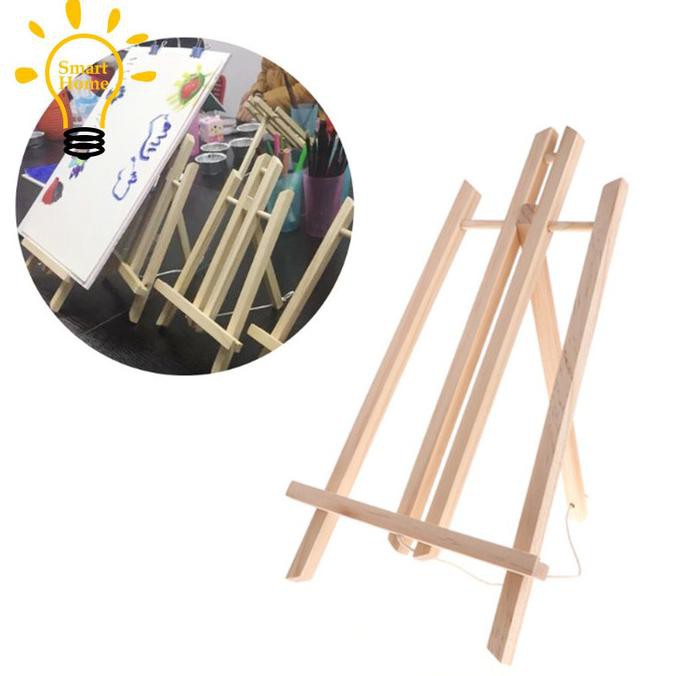 

{{BAYAR DI TEMPAT}} ◊♠◊Wood Easel Advertisement Exhibition Display Shelf Holder TERJAMIN [Kode