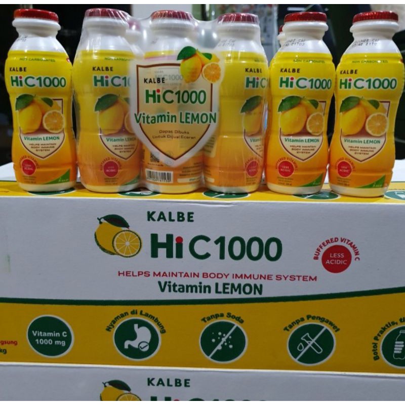 Hi C1000 6X140ml Lemon Orange