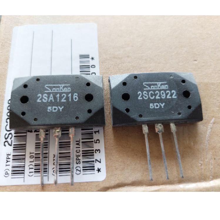 Harga Bersahabat Transistor Sanken 5DY 2SA 1216 dan 2SC 2922 RRT kw 1
