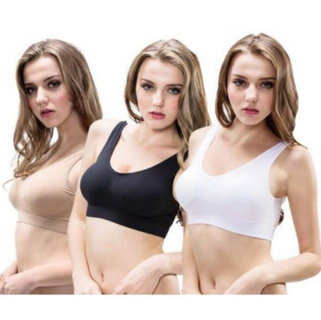 TALLY Bra SPORT W 050 BRA Kemben Busa Tipis Tanpa Kawat Original