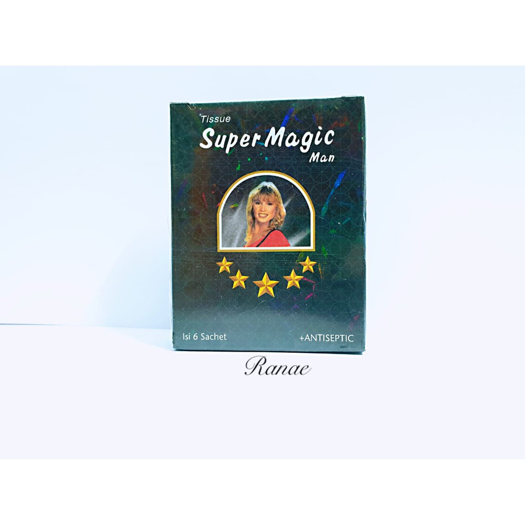 Tissue Super Magic Man Isi 6 Sachet - Tissue Magic - Tisu Magic