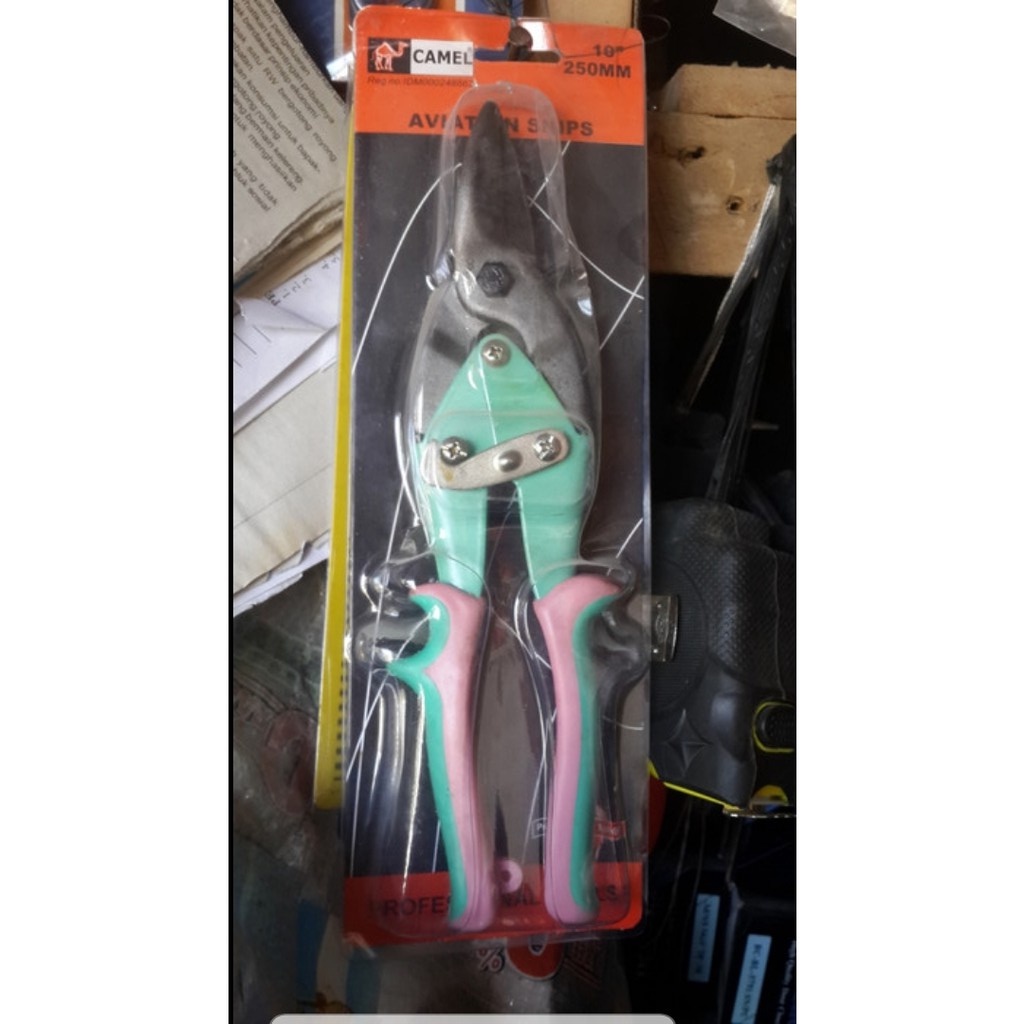 Gunting Seng Holo Hollow Baja ringan Kawat Kertas Tajam dan Serbaguna/ Gunting Tang Potong Besi Besa