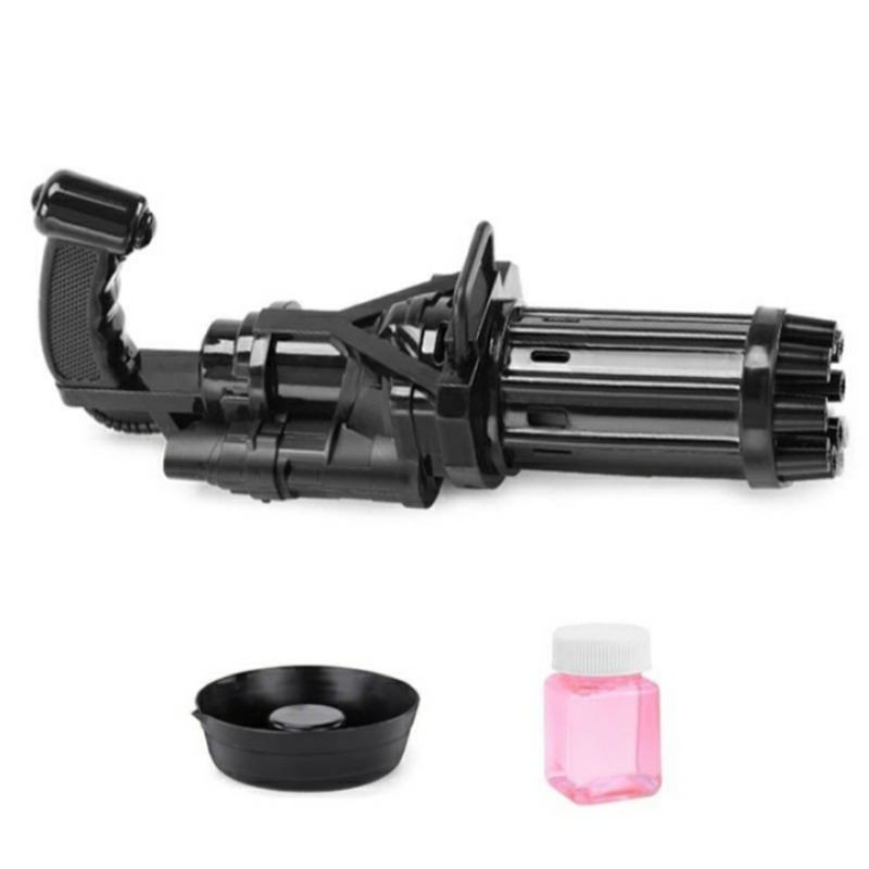 Mainan Anak Pistol Gelembung Mesin Elektrik Gun Bubble Machine Electric Galting Bubble Gun Outdoor-4