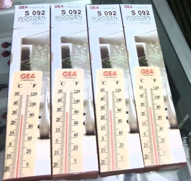 Termometer Ruangan Kayu / Thermometer GEA