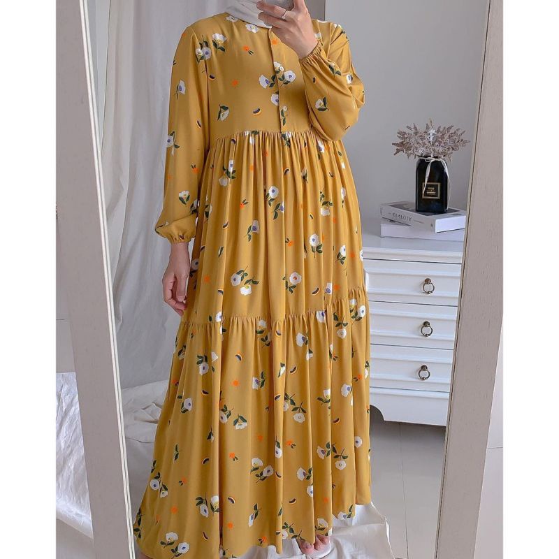 MIDI DRESS - HOME DRESS - GAMIS RAYON