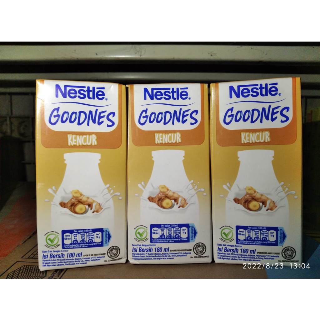 

Susu UHT Nestle GODNESS Kencur 180 ML