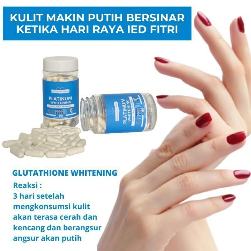 GLUTATHIONE | PEMUTIH KULIT | KAPSUL PEMUTIH KULIT BADAN
