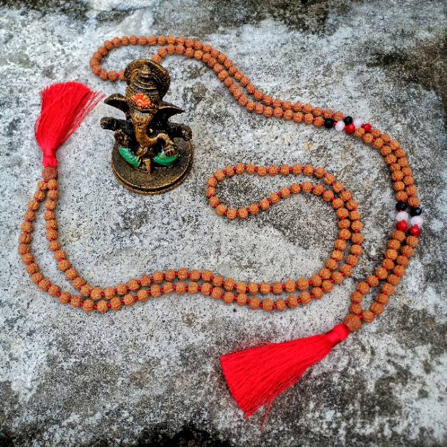 Kalung Rudraksa 108 Japamala / Kalung Genitri Khas Bali / Japamala Rudraksa / Kalung Rudraksha / Craft Dewata