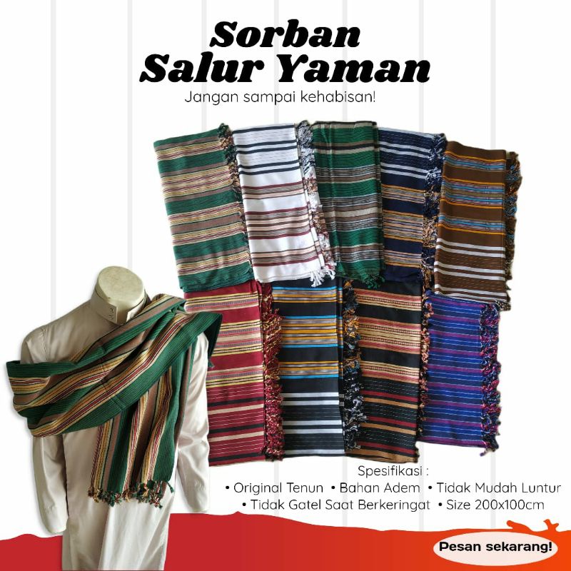 Sorban salur yaman original