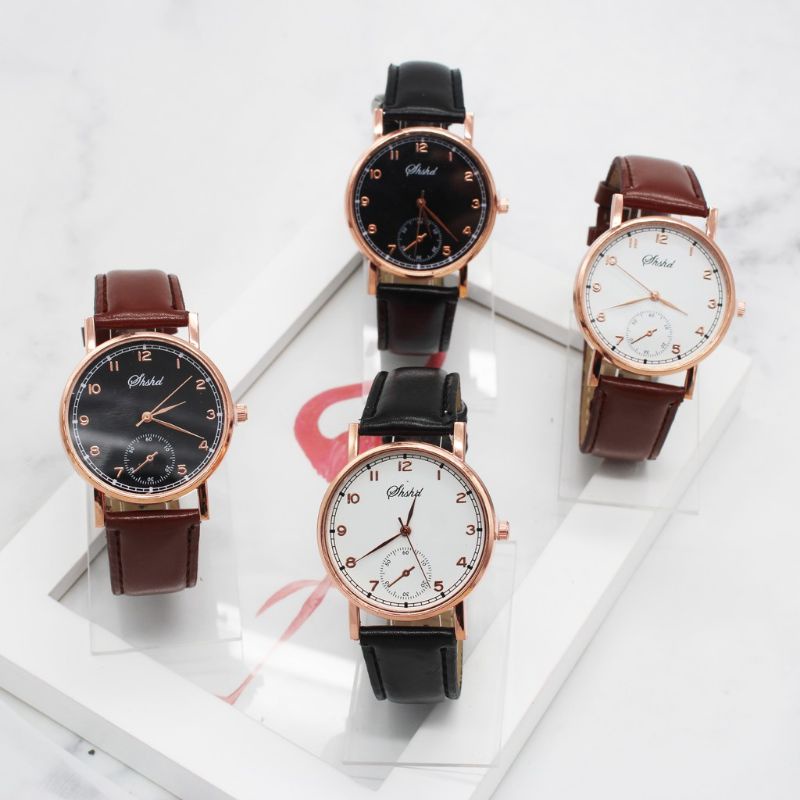 JAM TANGAN SHSHD TERBARU FASHION WANITA JAM TANGAN TALI PU JAM TANGAN MURAH JAM IMPORT MURAH-2