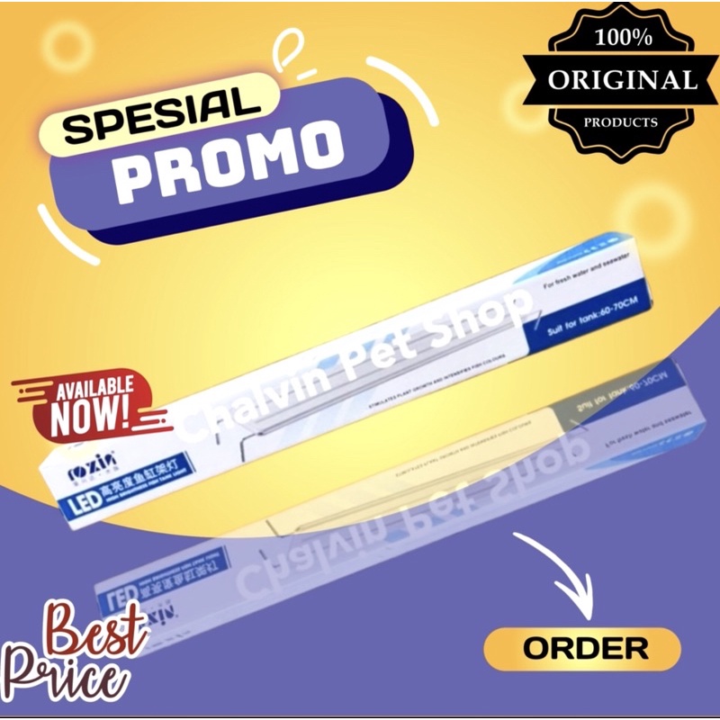 Roxin GX-A600 Lampu Atas Gantung Aquarium Aquascape