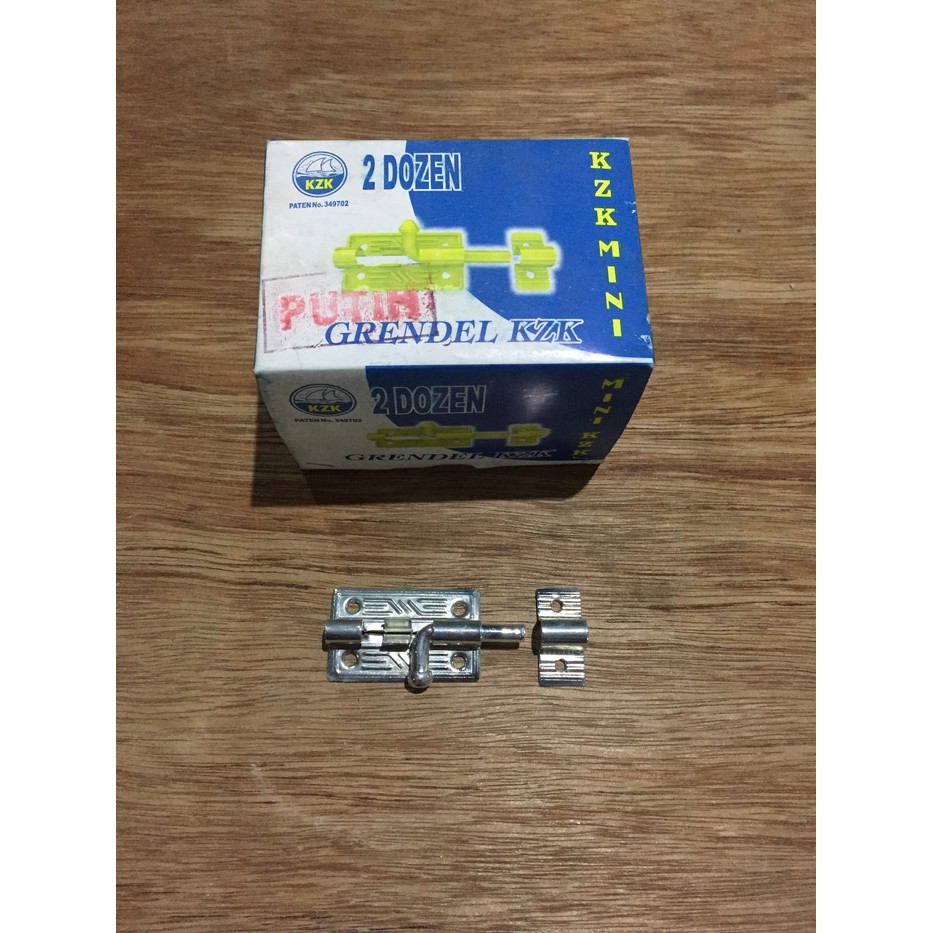 Grendel Hongkong - Grendel KZK Mini 2 - Kunci Selot Pintu - Grendel Lemari - Kunci Slot - Kunci Grendel HK