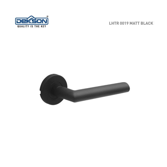 DEKKSON - GAGANG PINTU HITAM/LEVER HANDLE TUBE ROSES DEKKSON LHTR 0019 BLACK