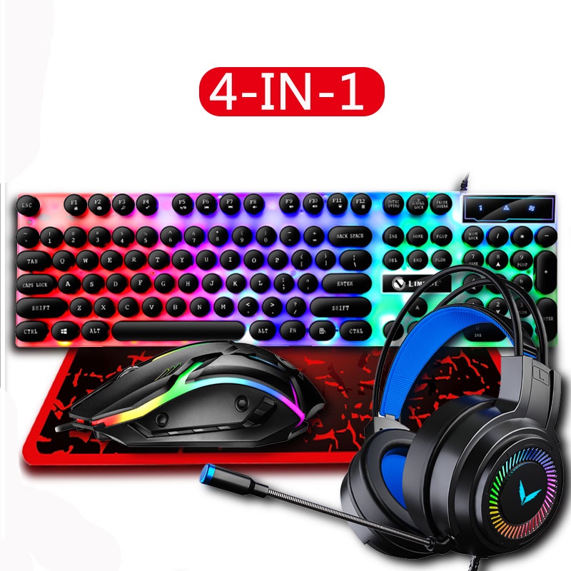 KEYBOARD COMBO GAMING HUOQIANGSHI 4IN1