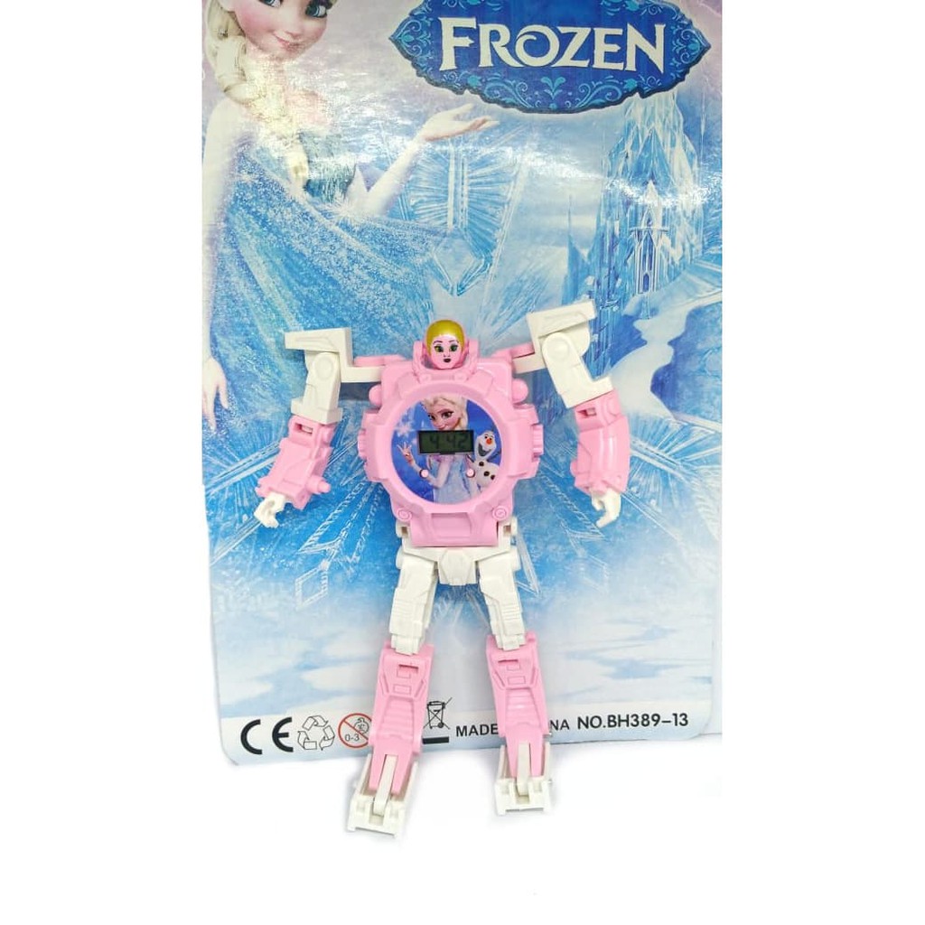 Terbaru Laris! JAM TANGAN ANAK ROBOT FROZEN MINI WATCH DIGITAL MURAH Murah!