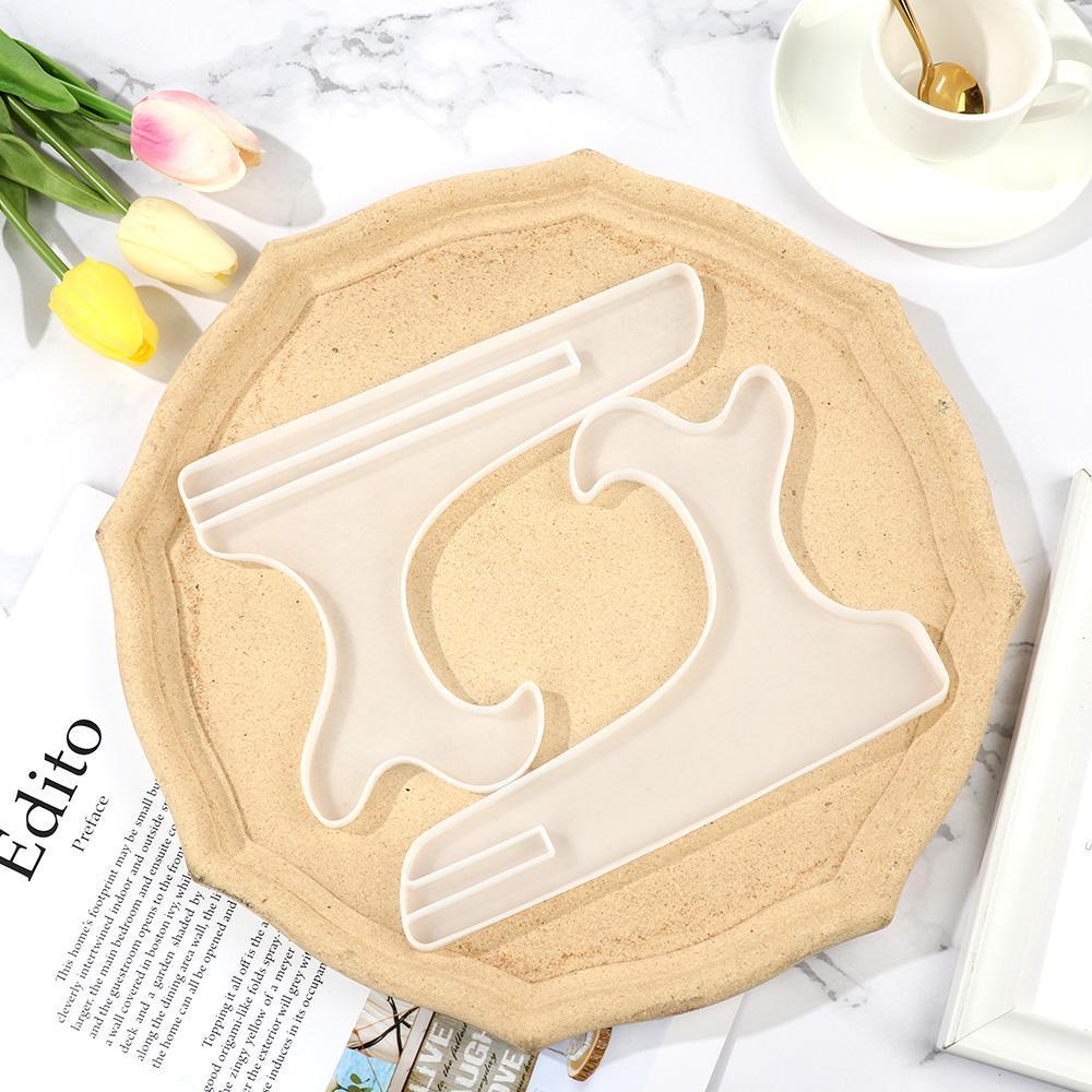 Solighter 2pcs Cetakan Holder Foto DIY Artwork Kerajinan Bingkai Membuat