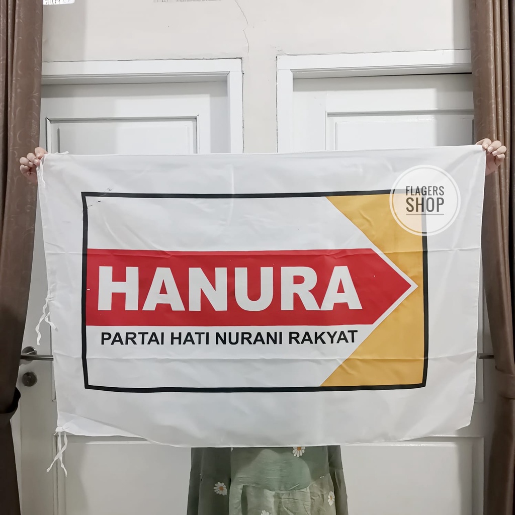 

[ISI 100 PCS] Bendera Partai Hanura 80x120 cm