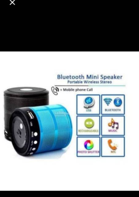 Mini Speaker bluetooth WS-887/Speaker Kecil/Speaker portable/Speaker praktis