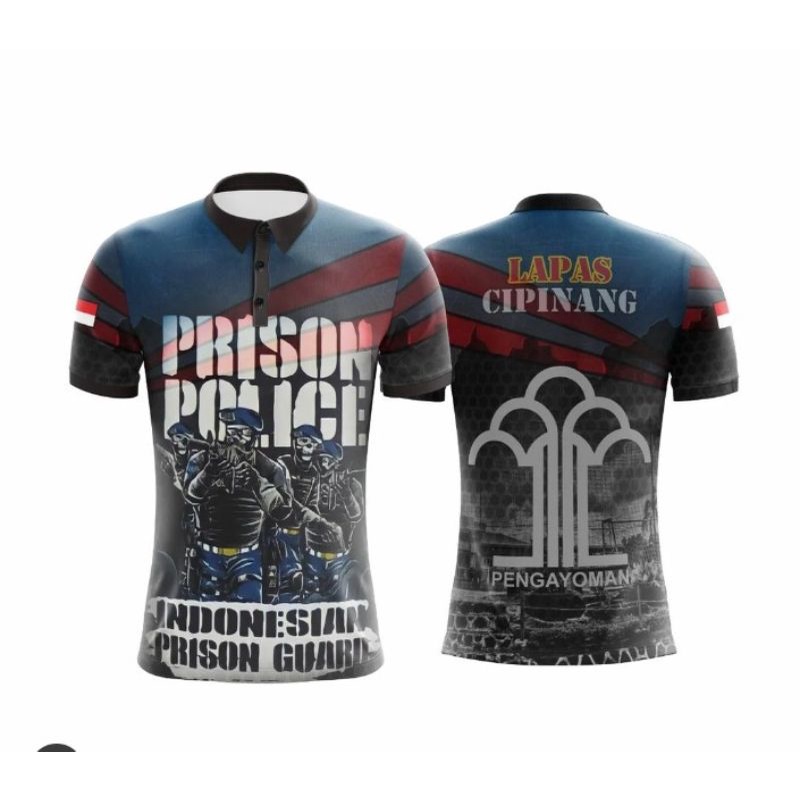 kaos Jersey kemenkumham, bebas request desain