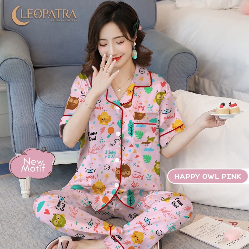 Piyama CP All size  / Baju Tidur Motif Dewasa Cleopatra