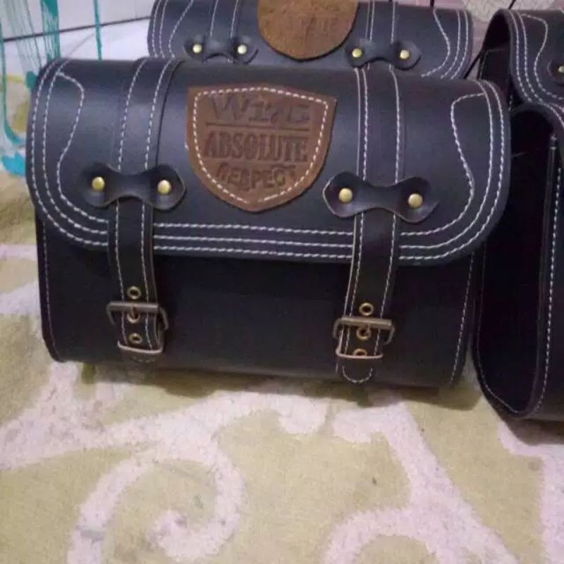 tas motor kawasaki w175 tas pinggir Back Rack kawasaki