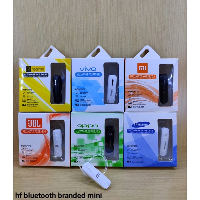 BOS - HF BLUETOOTH BRANDED | HEADSET HANSFREE HENSET BT XT-20 MEREK HP