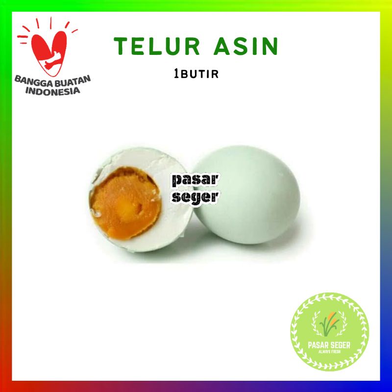 

TELUR BEBEK ASIN PREMIUM [6butir]