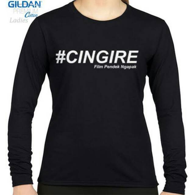 Kaos cingire lengan panjang / baju cingire lengan panjang