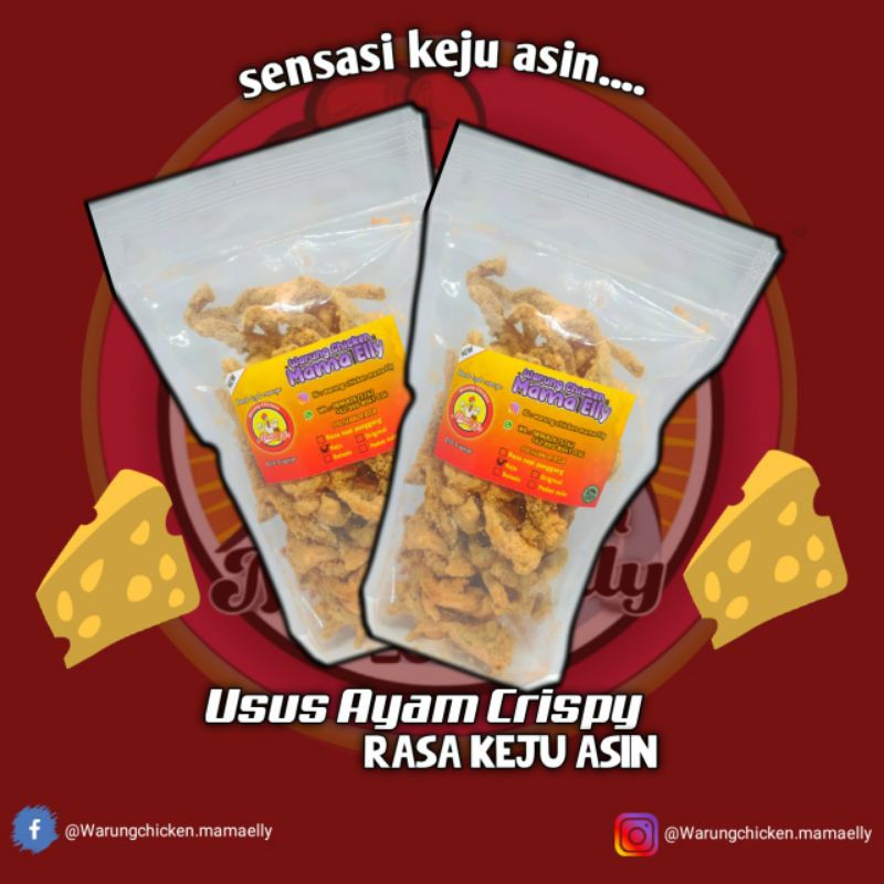 

Usus ayam crispy Keju