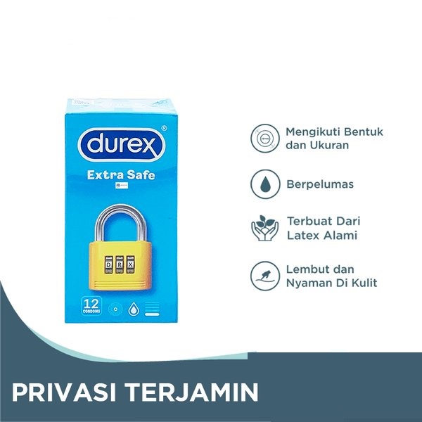 DUREX EXTRA SAFE 12' KONDOM
