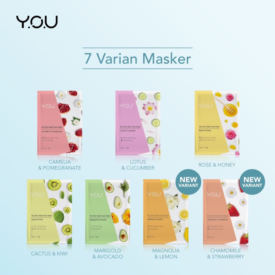 YOU Skincare My Skin Matte Face Mask Skin-Mate 3 in 1 by YOU