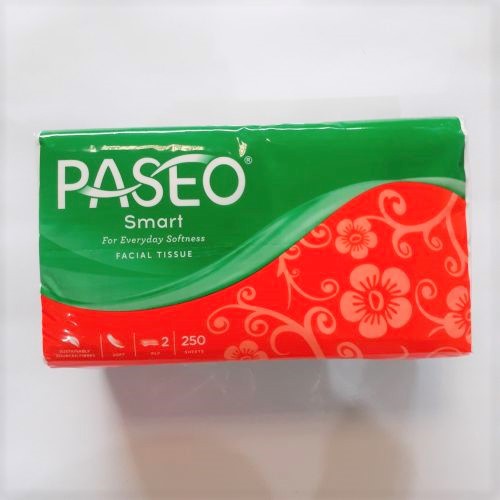 Tisu Paseo Smart 250 Sheet 2 Ply Facial Tissue Paseo Smart Elegant 250s 2ply