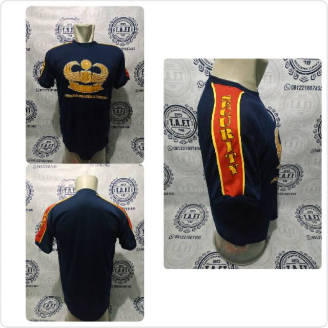 Kaos security fyfing - Kaos security/satpam kombinasi - Kaos oblong security/satpam - Kaos