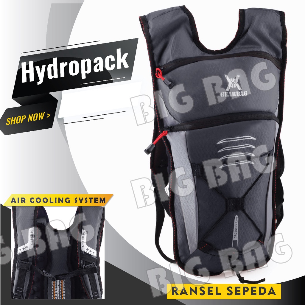 PTS - Tas Ransel Pria Gear Bag - Gimondi Hydropack Cycling Backpack Promo Diskon