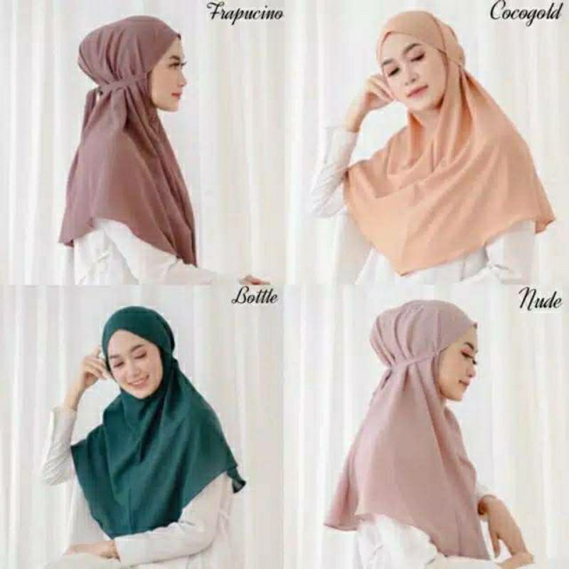HIJAB SHALIHAH INSTAN DAILY SIMPLE NON PET (BERGO MARYAM)DIAMOND IMPORT-1