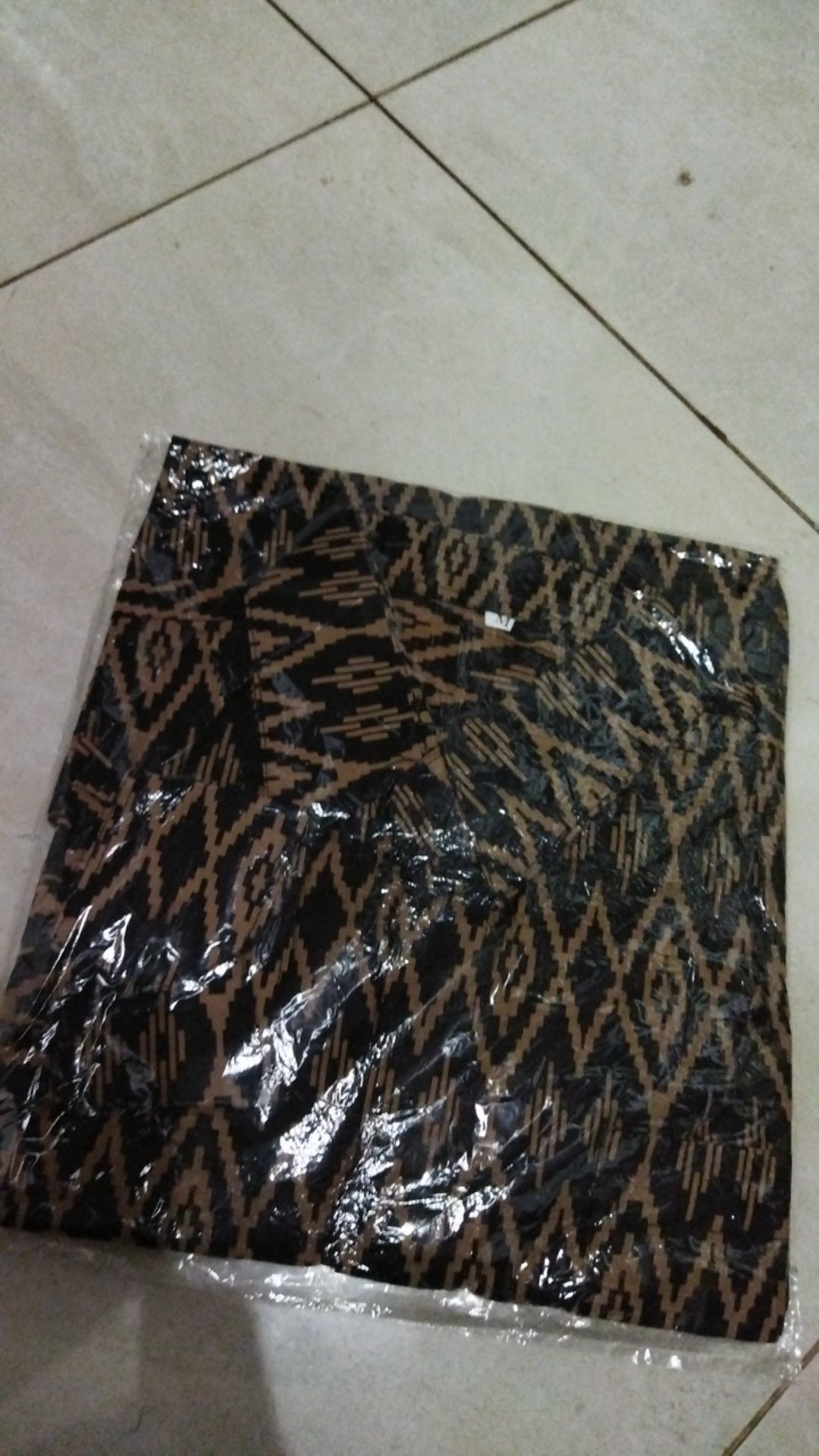 Kemeja Batik Pria Lengan Panjang Size M L Xl Xxl  Bswart Batik Hrb026 Kenongo Hem